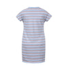 Multicolor Stripe V Neck Maternity/Nursing Dress
