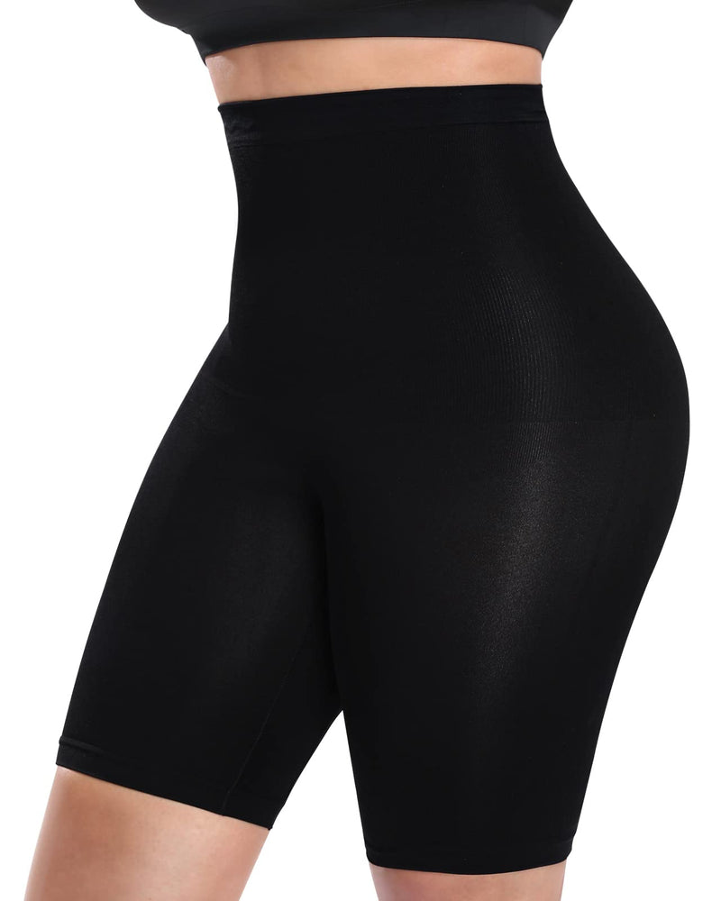 Super Fit™ High Waisted ShapeWear Shorts【Black Color】【2PCS/PACK