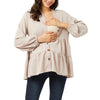 Button Down Cupcake Maternity&Nursing Long Sleeve Top