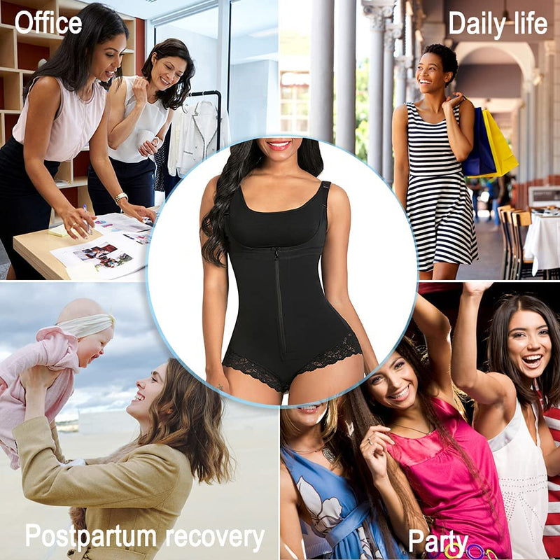 Colombian Shapewear Bodysuit with Built-in Bra, Post Surgery & Daily Use  New