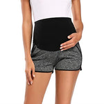 Maternity patchwork Short Pants with Pockets