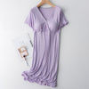 Modal Built-in Bra Maternity/Nursing Nightgown/Dress